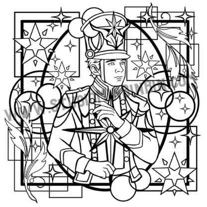 Nutcracker Prince coloring page from Winter Wonder Color.