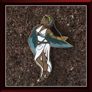 Isis hard enamel pin by Three Muses Ink