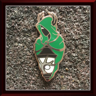 Lanterns in the Darkness hard enamel pin by Three Muses Ink