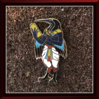 Thoth hard enamel pin by Three Muses Ink