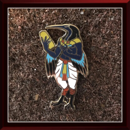 Thoth hard enamel pin by Three Muses Ink