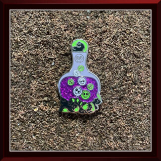 Little Bit O Poison hard enamel pin by Three Muses Ink