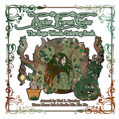 Antler Forest Color: The Sage Woods Coloring Book