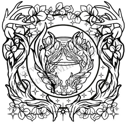 Antler Forest Color: The Sage Woods Coloring Book - Image 4