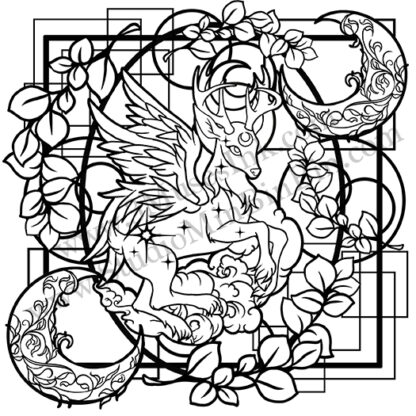 Antler Forest Color: The Sage Woods Coloring Book - Image 3